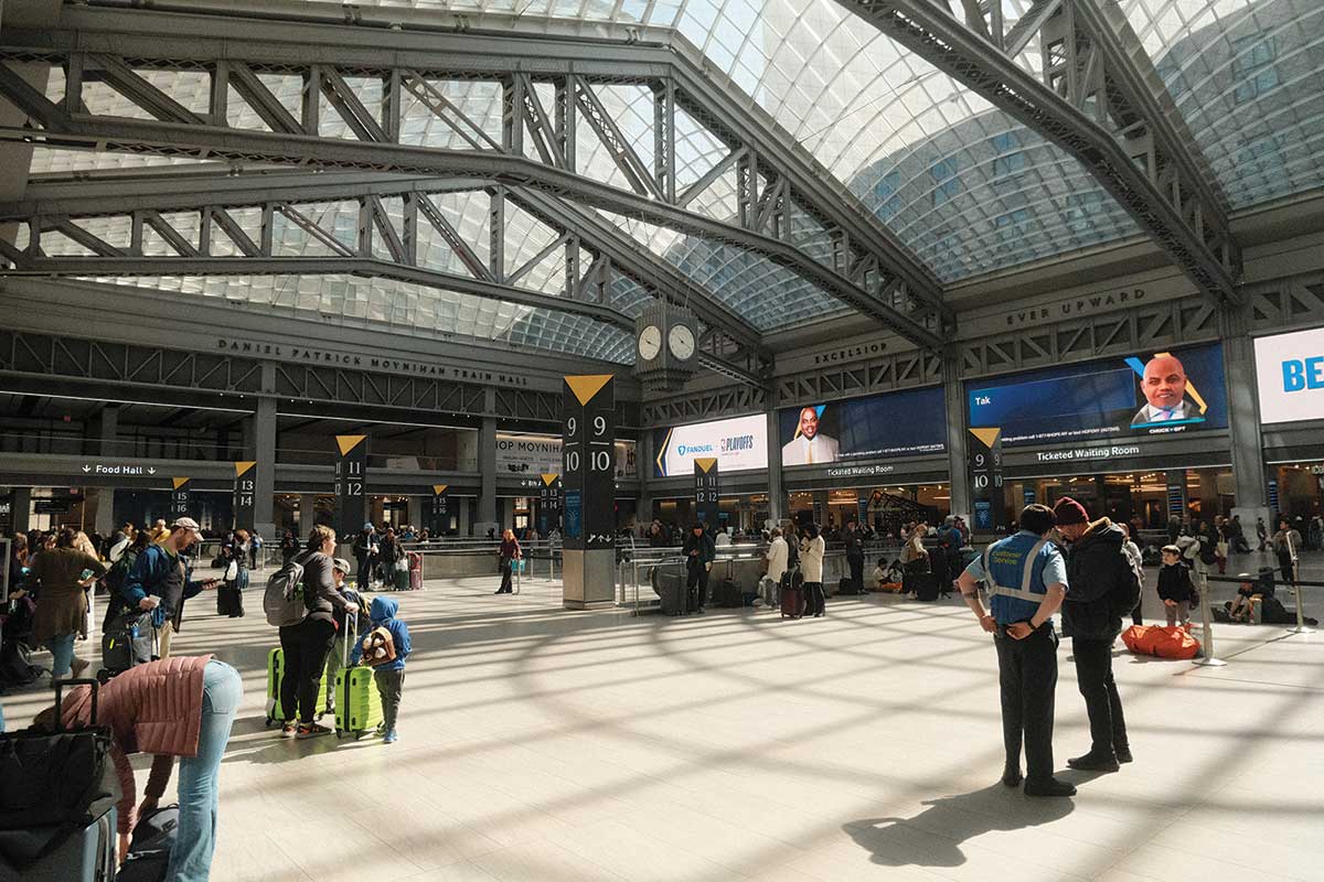 The Moynihan Train Hall expansion of New York City’s Penn Station tries to recapture bygone grandeur.