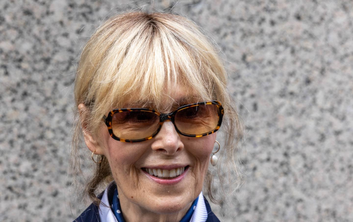 E. Jean Carroll leaves the courthouse on September 6, 2024 in New York City.